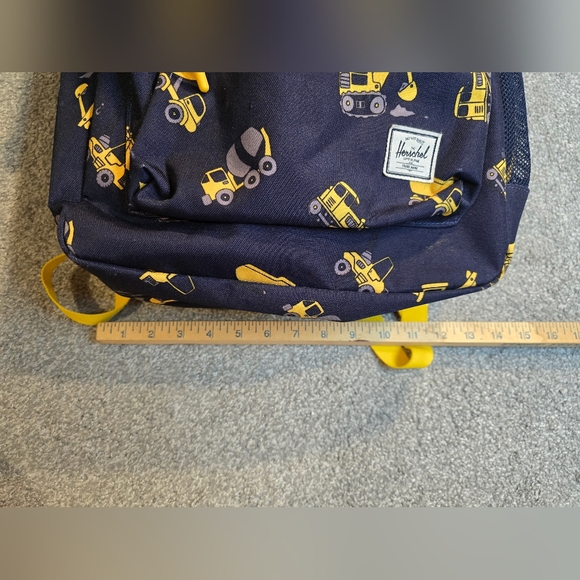 Herschel Supply Company Kids Backpack - Navy and Yellow Construction Print - Picture 7 of 12
